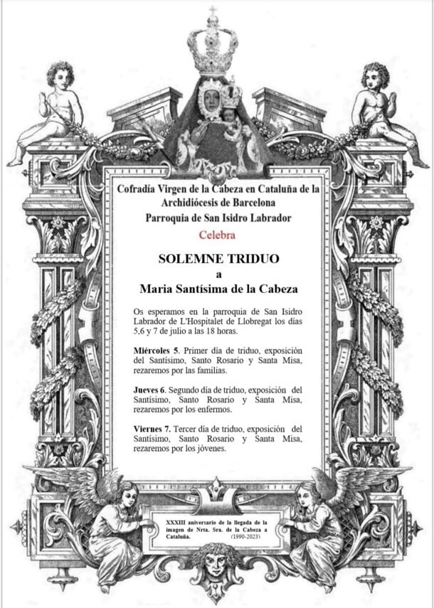 Solemne Triduo en honor a la Virgen de la Cabeza