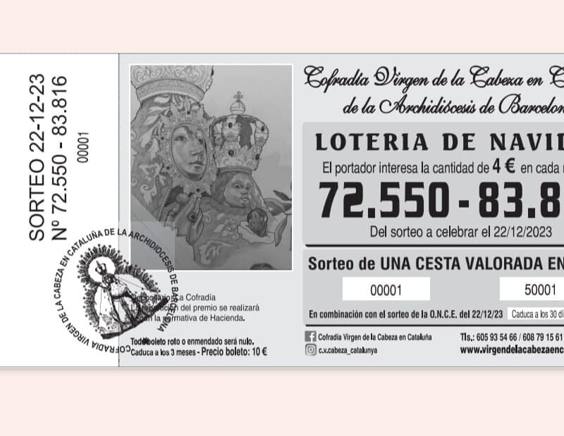 Lotería Sorteo de Navidad