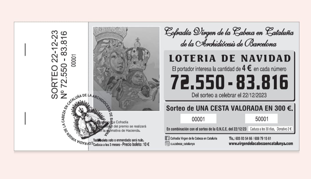 Lotería Sorteo de Navidad