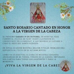 SANTO ROSARIO en honor a Virgen