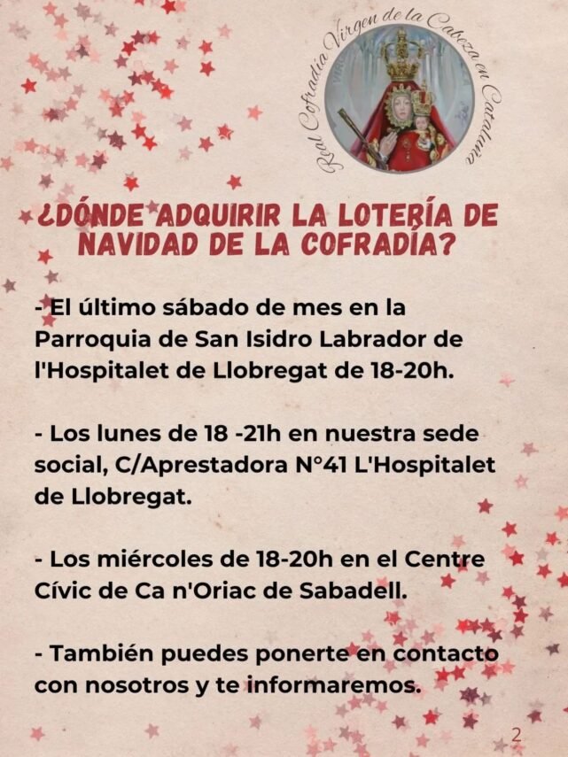 Dónde adquirir nuestra lotería.