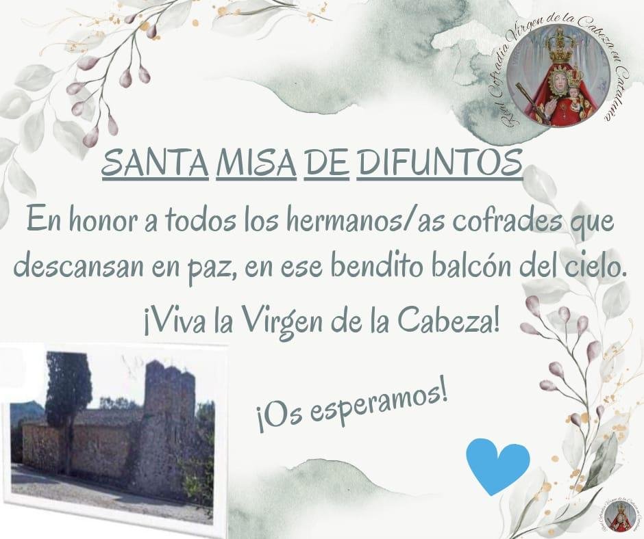 Santa misa de difuntos.
