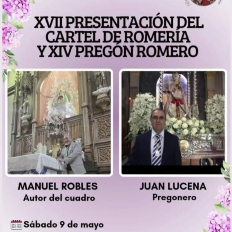 XIV Pregón Romero y XVII Presentación del  cartel de romería.